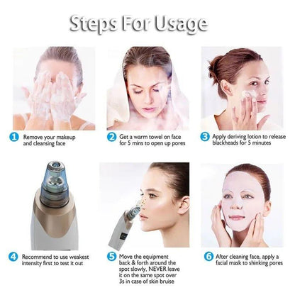 Maltifunction Blackhead Remover Electric Pore Cleaner for Acne & Skin Care